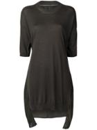 Uma Wang Panelled Dress - Brown