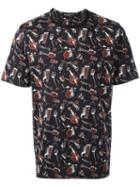 Dolce & Gabbana Musical Instrument Print T-shirt, Men's, Size: 56, Black, Cotton