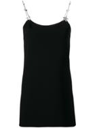 Miu Miu Embellished Mini Dress - Black