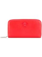 Versace Palazzo Continental Wallet - Red