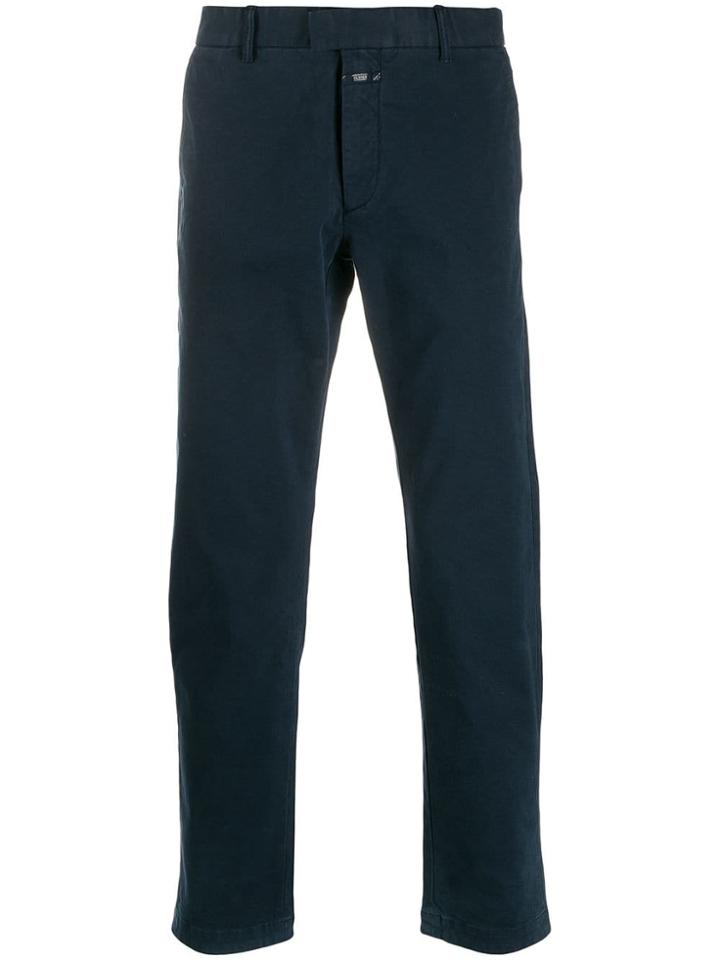 Closed Straight Leg Chino Trousers - Blue
