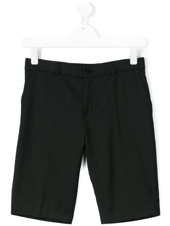 Paul Smith Junior - Teen Tailored Shorts - Kids - Polyester/viscose/wool - 14 Yrs, Black