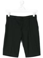 Paul Smith Junior - Teen Tailored Shorts - Kids - Polyester/viscose/wool - 14 Yrs, Black