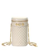 Gucci Quilted Leather Belt Bag - White