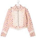 Stella Mccartney Kids Star Embroidered Jacket - Pink