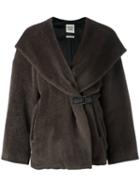 Hermès Vintage Lambs Fur Coat, Size: 42, Brown