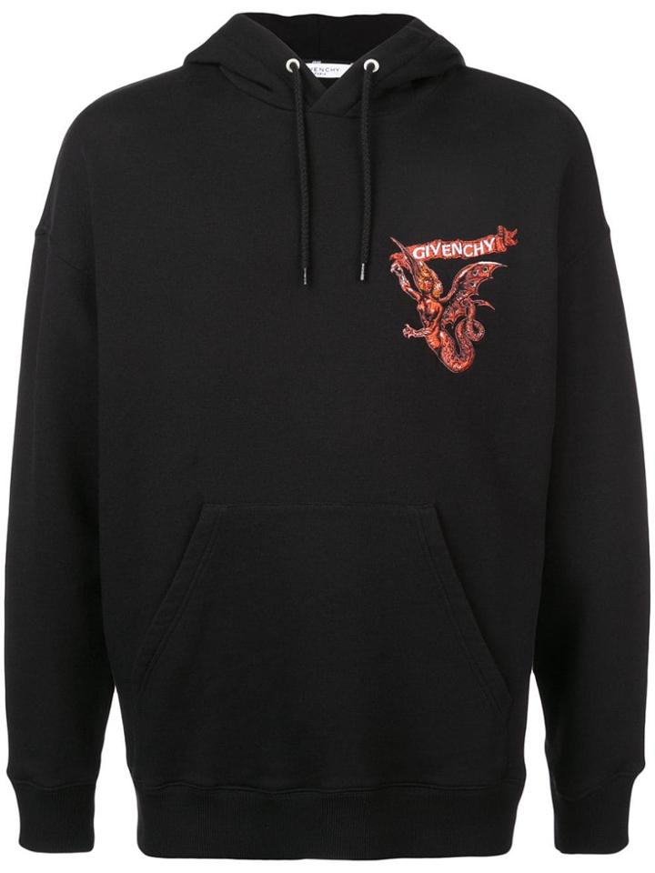 Givenchy Mermaid Dragon Hoodie - Black