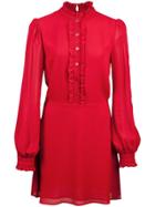 Reformation Victorian Style Mini Dress - Red
