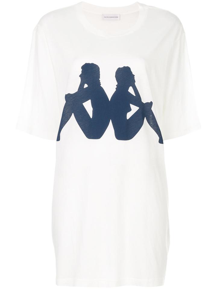 Faith Connexion Oversized Logo T-shirt - White