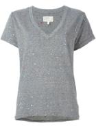 Current/elliott Paint Splatter T-shirt, Women's, Size: 1, Grey, Cotton/polyester/rayon