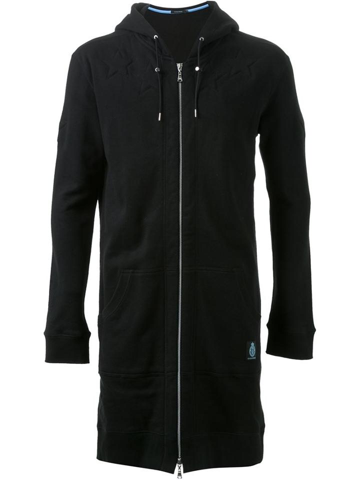 Guild Prime Star Padded Long Zip Up Hoodie