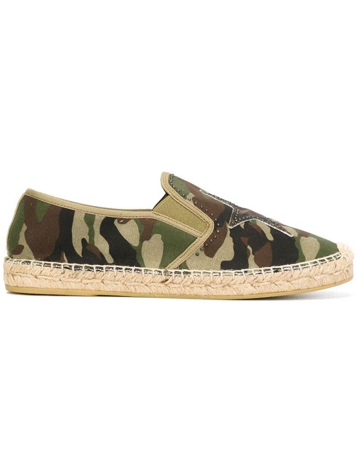 Ash Camouflage Print Espadrilles