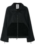 Lost & Found Rooms Drawstring Sleeves Oversized Jacket - Black