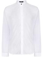 Unconditional Micro Collar Shirt - White