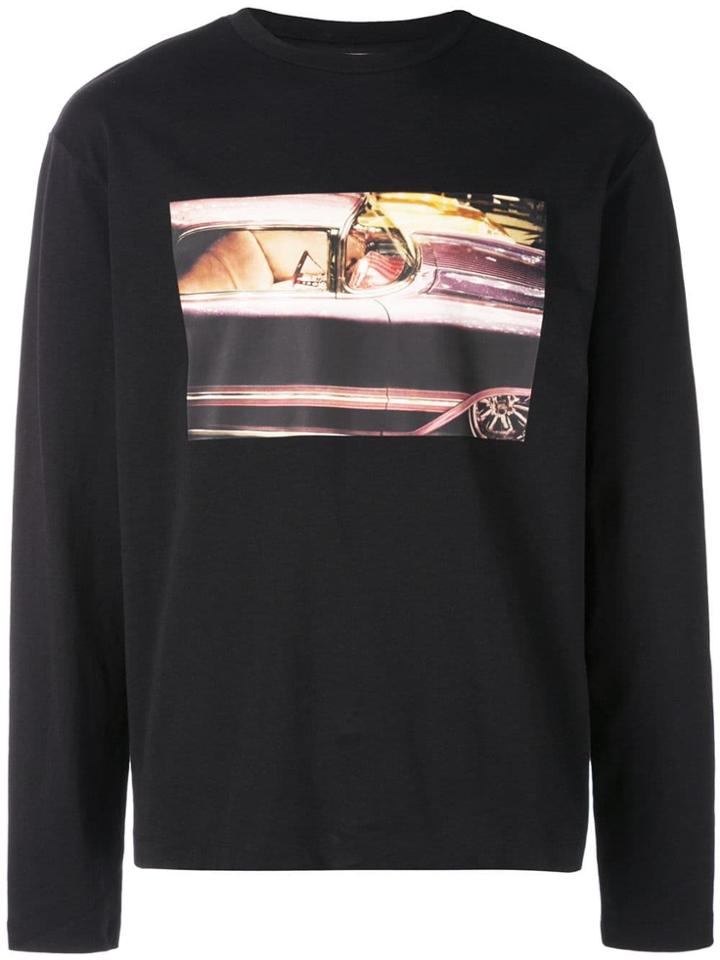 Calvin Klein Jeans Est. 1978 Vintage Car Print Sweatshirt - Black
