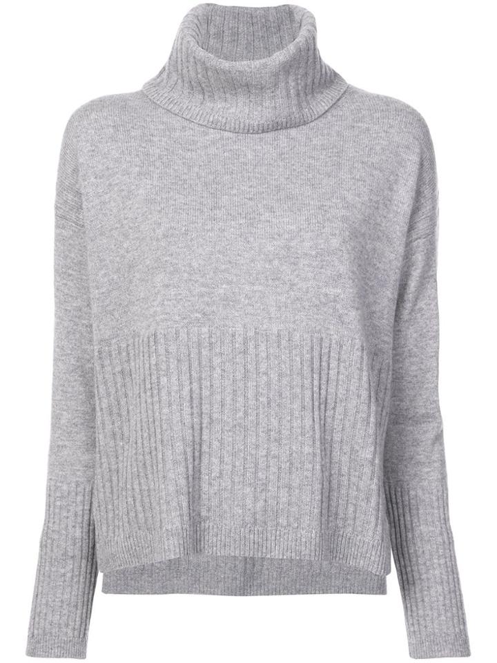 Derek Lam 10 Crosby Bond Turtleneck Jumper - Grey