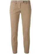 Dondup 'aslan' Trousers, Women's, Size: 29, Nude/neutrals, Cotton/spandex/elastane