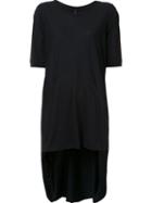 Barbara I Gongini Asymmetric Long T-shirt, Women's, Size: 34, Black, Cotton