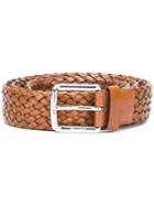 Church's Woven Belt, Men's, Size: 90, Brown, Leather
