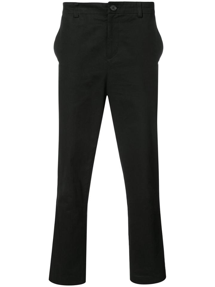 Rochambeau Pipe Trousers - Black