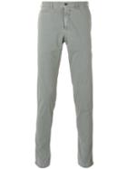 Pt01 - Stonewashed Chino Trousers - Men - Cotton/spandex/elastane - 52, Grey, Cotton/spandex/elastane