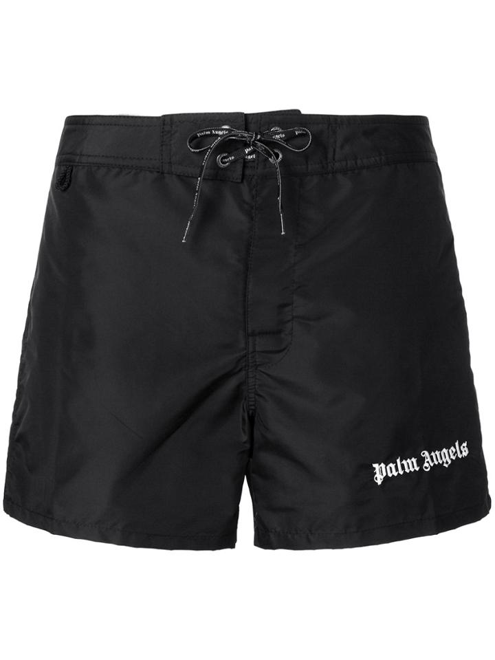 Palm Angels Classic Design Beachwear - Black