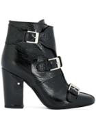 Laurence Dacade Patou Wrinkled Ankle Boots - Black
