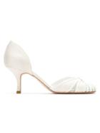 Sarah Chofakian Leather Panelled Pumps - White
