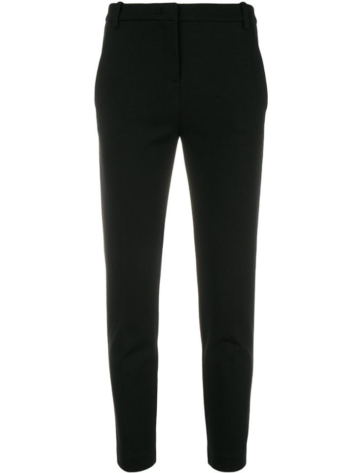 Pinko Cropped Cigarette Trousers - Black