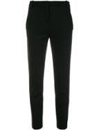Pinko Cropped Cigarette Trousers - Black