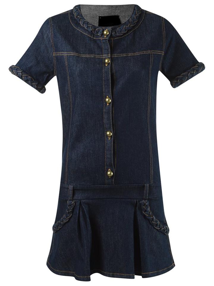 Andrea Bogosian Denim Playsuit, Women's, Size: P, Blue, Cotton/polyester