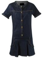 Andrea Bogosian Denim Playsuit, Women's, Size: P, Blue, Cotton/polyester