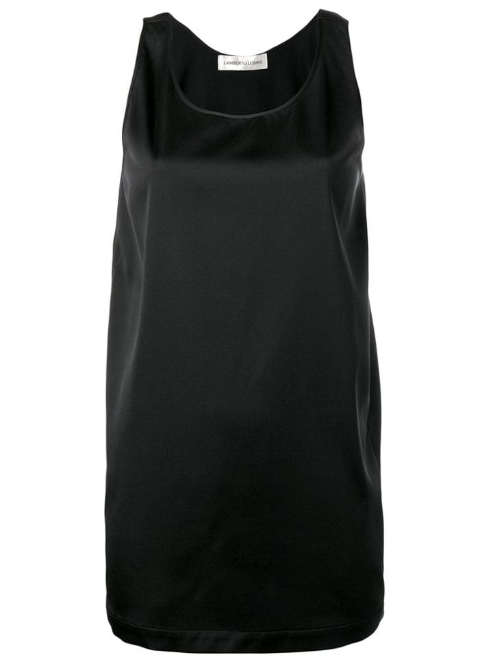 Lamberto Losani Oversized Tank Top - Black