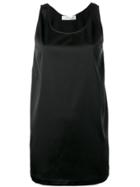 Lamberto Losani Oversized Tank Top - Black