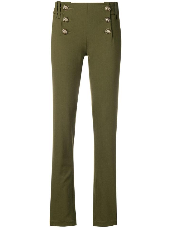 Plein Sud Military Design Trousers - Green