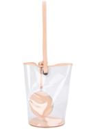 Building Block - Transparent Tote - Women - Leather/pvc - One Size, White, Leather/pvc