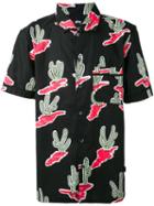 Stussy - Cactus Print Shirt - Men - Cotton - Xl, Black, Cotton