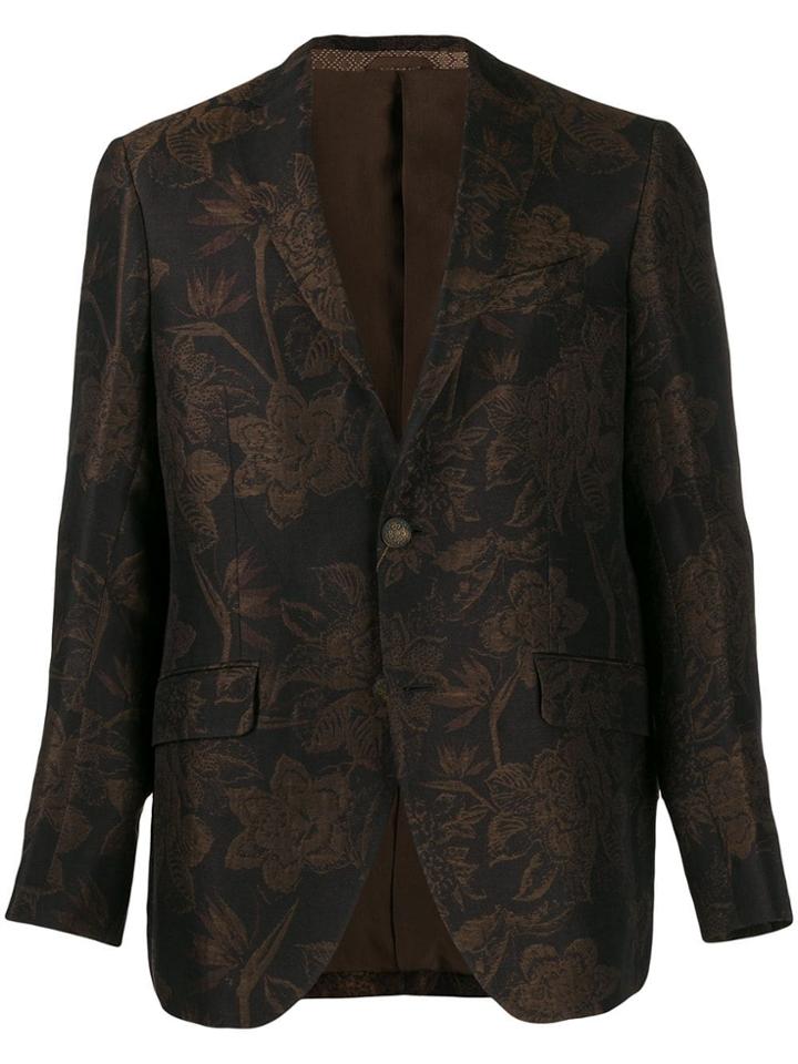 Etro Two Tone Blazer - Black