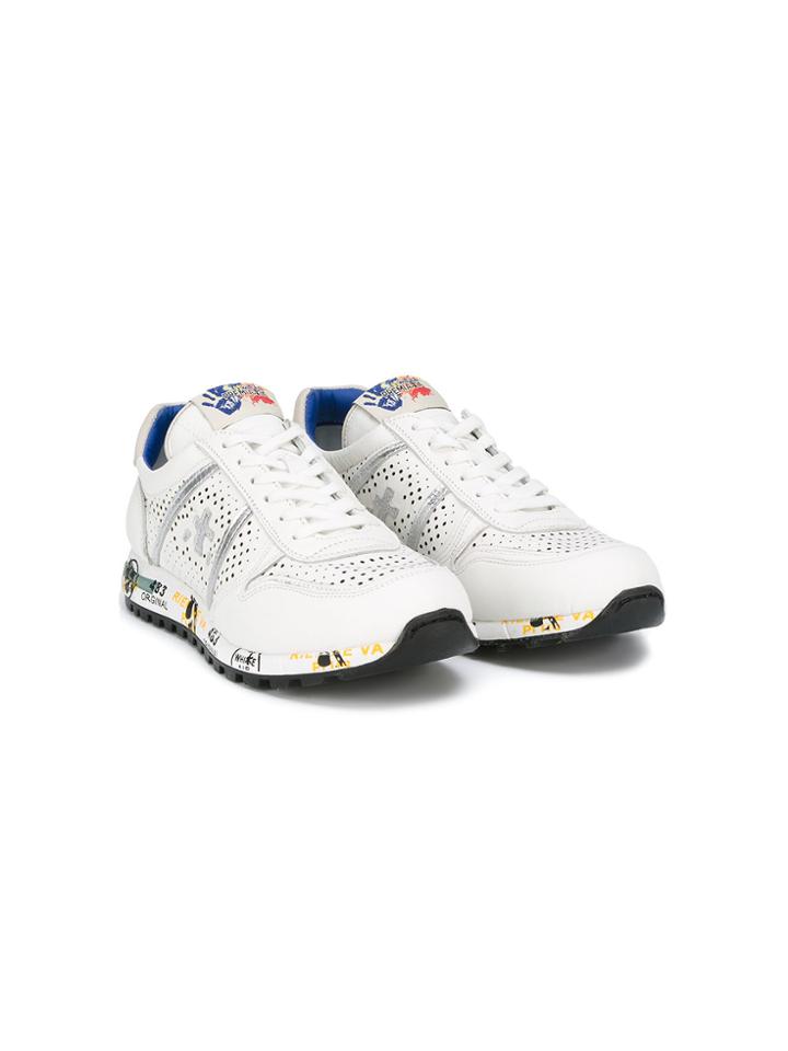 Premiata Kids 'sky' Trainers - White