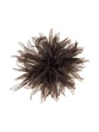 Le Tricot Perugia Feather Brooch - Brown