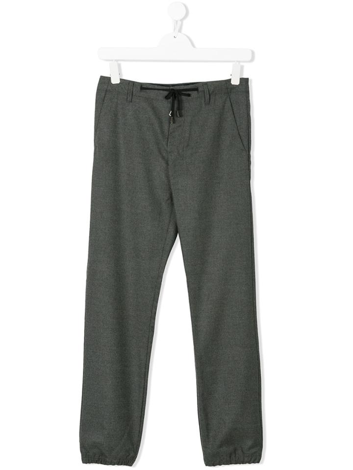 Paolo Pecora Kids Smart Track Pants - Grey