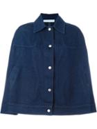 See By Chloe Denim Cape Jacket