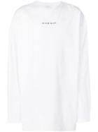 Ih Nom Uh Nit David Bowie Print Sweatshirt - White