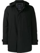 Herno Coat With Detachable Hood - Black