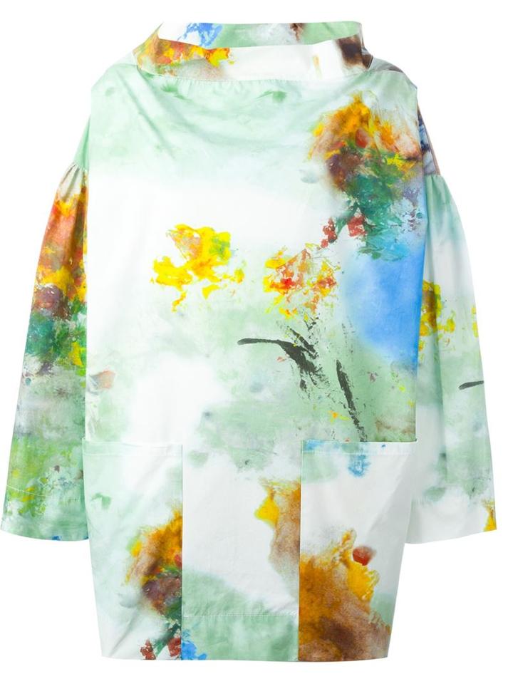 Vivienne Westwood Anglomania Art Lover Print Dress, Women's, Size: Medium, Green, Cotton