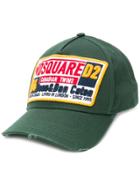 Dsquared2 Logo Patch Baseball Hat - Green