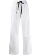 Fendi Flared Logo Jogging Trousers - White