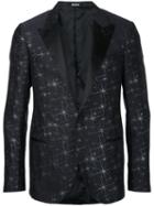 Lanvin - Lurex Embroidered Tuxedo Jacket - Men - Silk/cotton/polyester/cupro - 50, Black, Silk/cotton/polyester/cupro