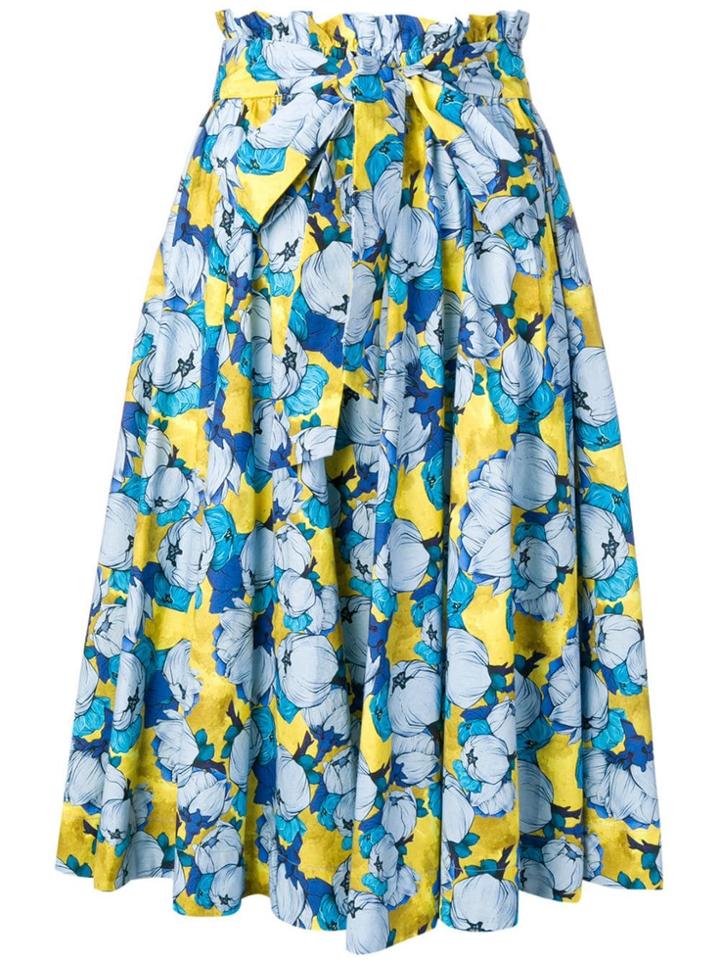 Pinko Paperbag Waist Skirt - Blue