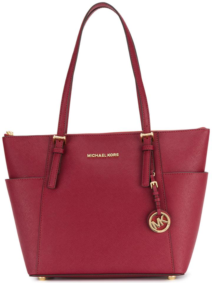 Michael Michael Kors Large Jet Set Tote - Red